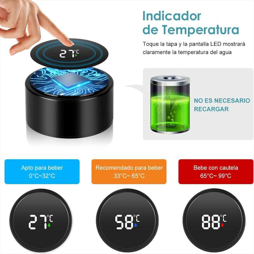 Termo Para Bebidas Calientes Y Frias Con Control Temperatura img #4