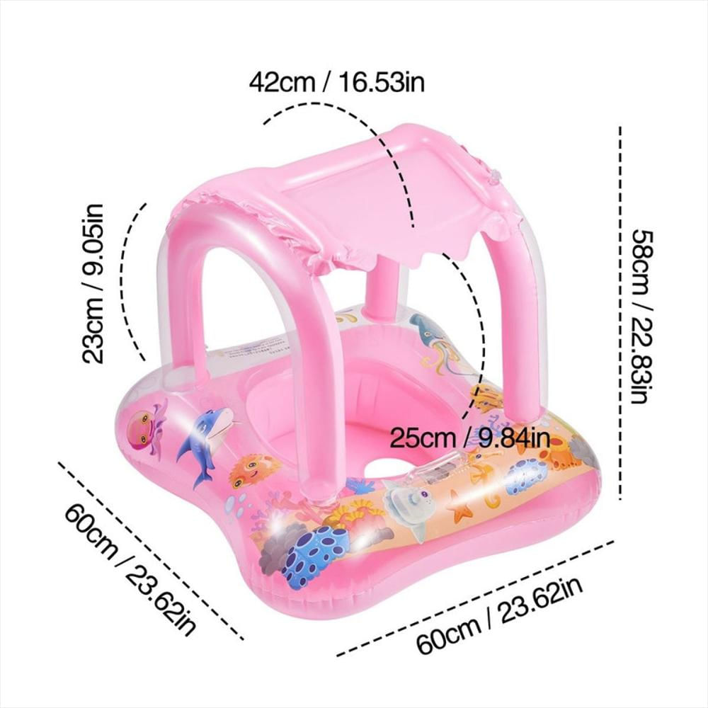 Bote Flotador Techo Intex 56581 Original Para Bebé Rosa img #2