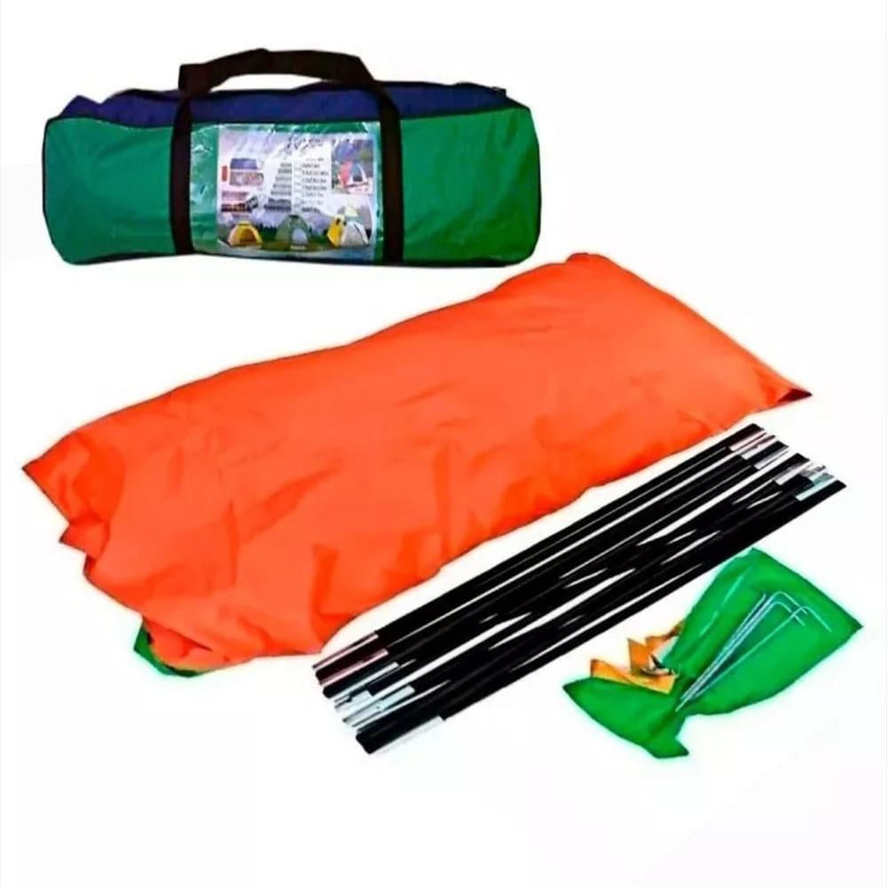 Carpa Campig 4 Personas Campar Aire Libre Tela Impermeable img #3