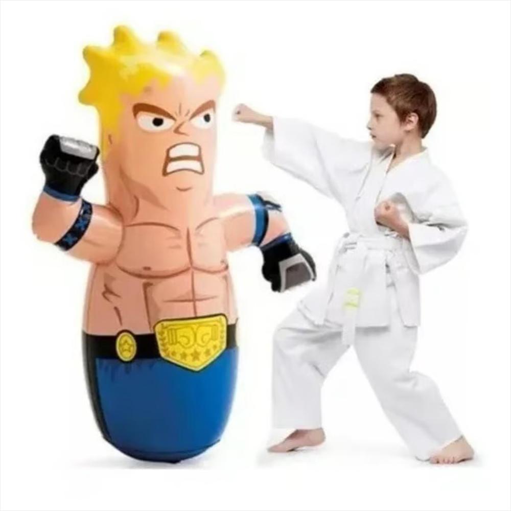 Muñeco Inflable Punching Bag Boxeador Para Niños img #4
