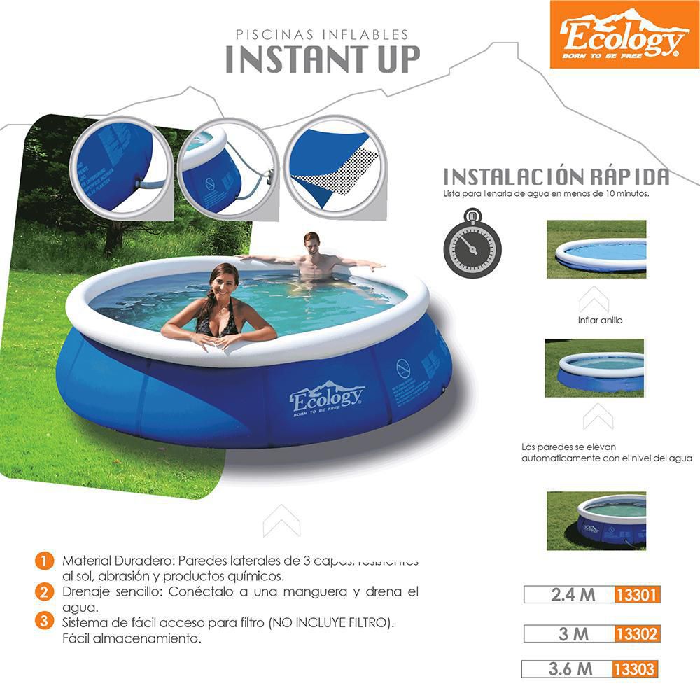 Piscina Inflable Pequeña ECOLOGY 13301 img #2