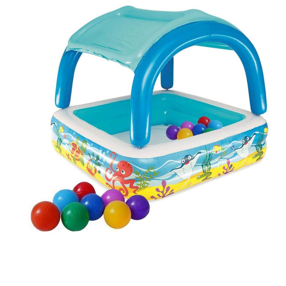 Piscina Inflable Niños Con Techo Bestway img #3
