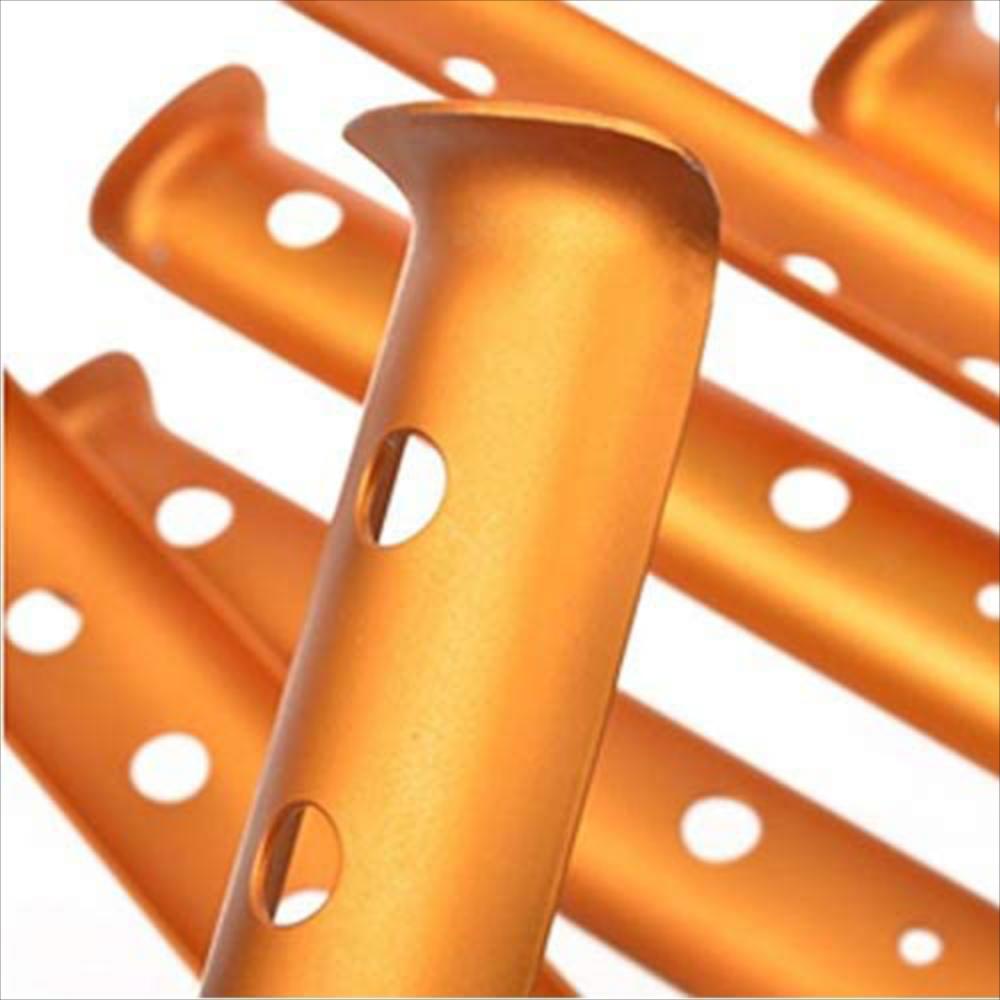 Hjh Exterior Productos Paquete De 6 Naranja Estacas. img #2