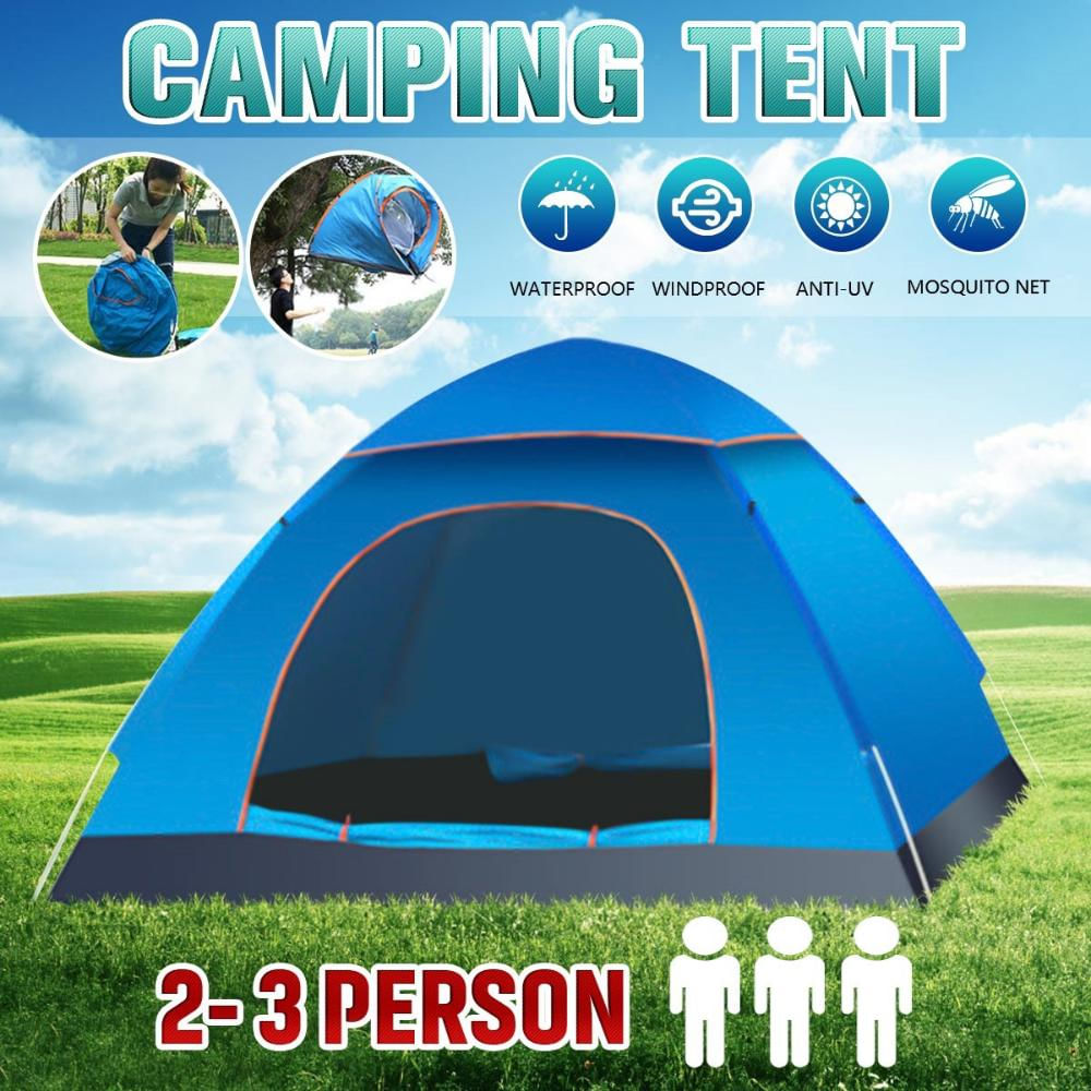 Tienda Pop Up Plegable Camping Tienda De Campaña Refugio De Playa Azul img #2