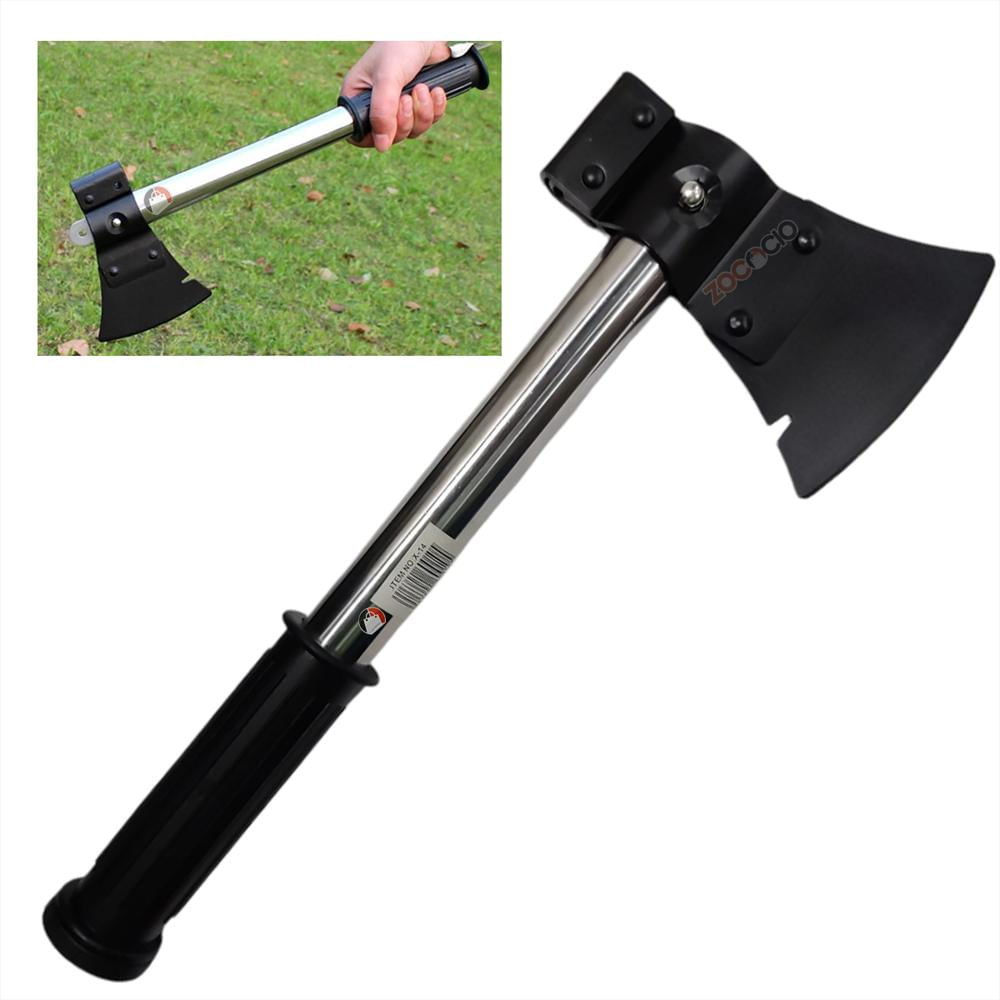 Kit Camping Supervivencia 4 En 1 Hacha Pala Y Cuchillos img #4