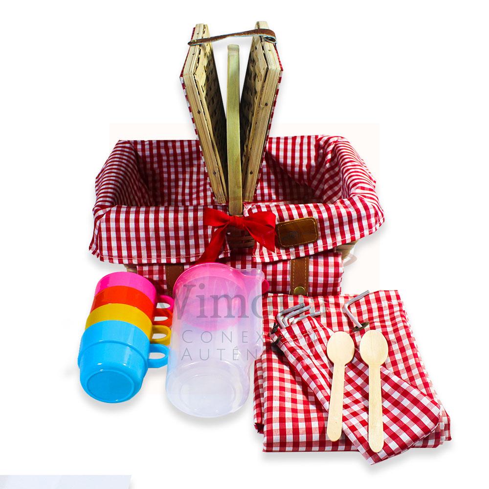 Cesta Kit Picnic Family En Guadua Vimoria img #1