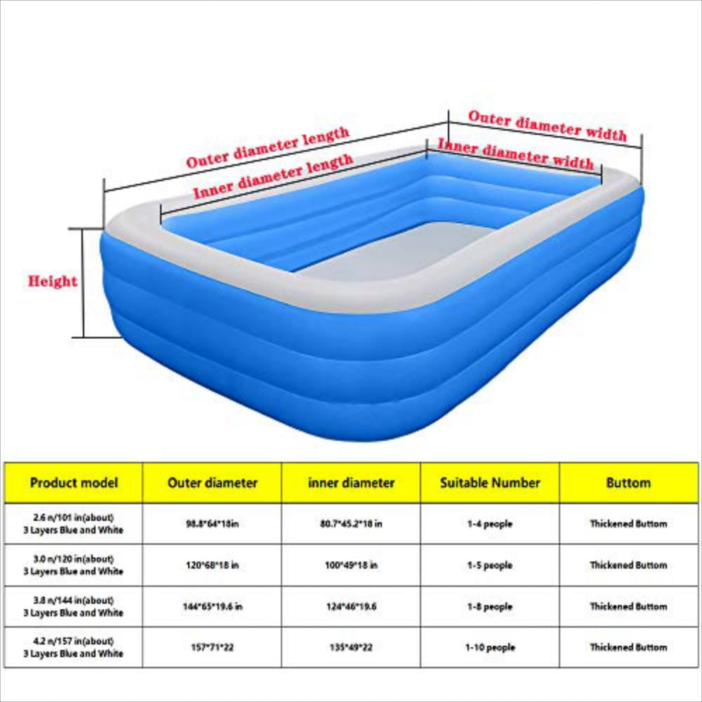 Piscina Sobre El Suelo Para Niños Y Adultos, Inflable img #5