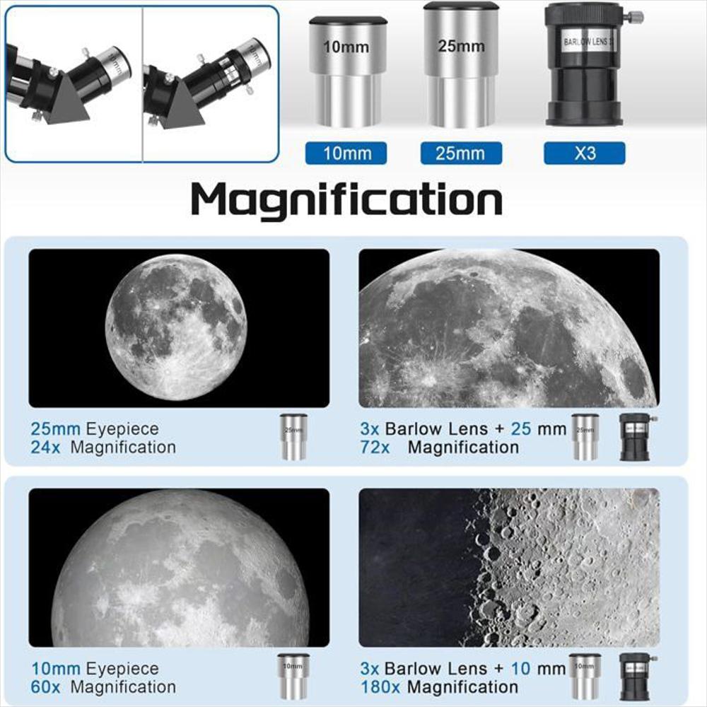 Telescopio Astronomico Profesional 70070 img #3