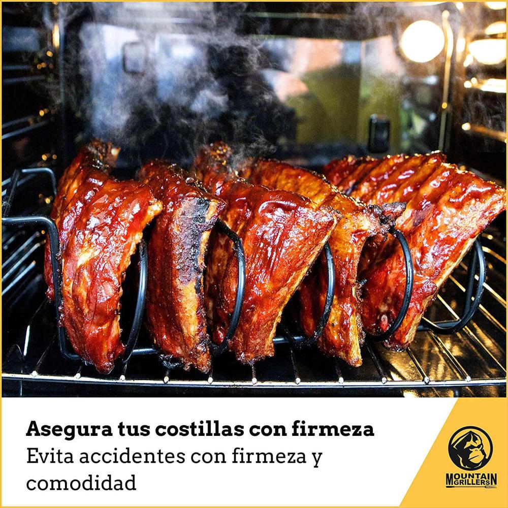 Rejilla Rack Separador Para Costillas Parrilla Asar Ahumar img #4