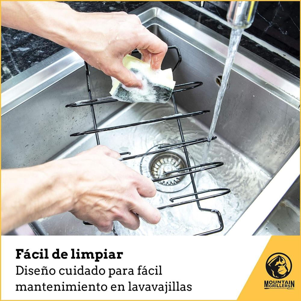 Rejilla Rack Separador Para Costillas Parrilla Asar Ahumar img #5