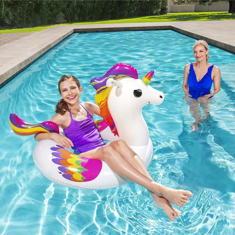 Bestway - Chevauchable Unicorn、41114.0 Unicornio Inflable