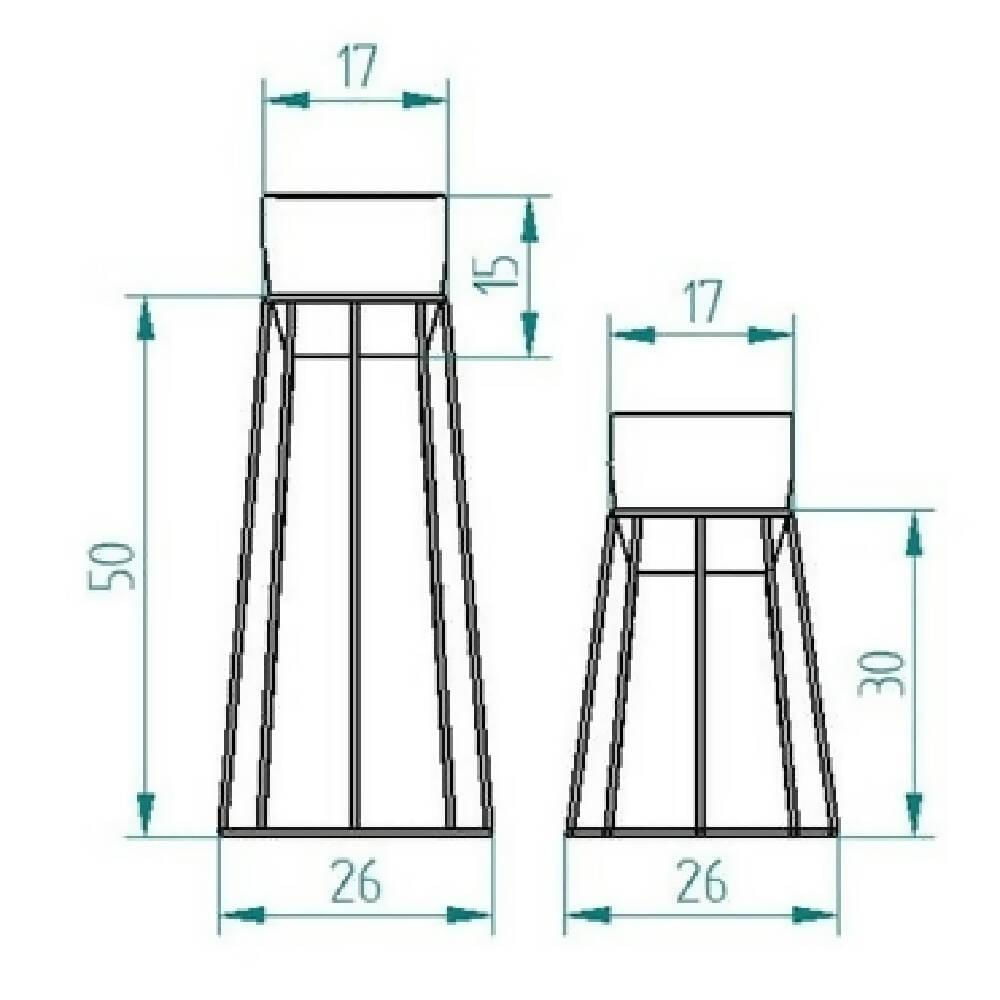 Porta Maceta Conic X2 img #3