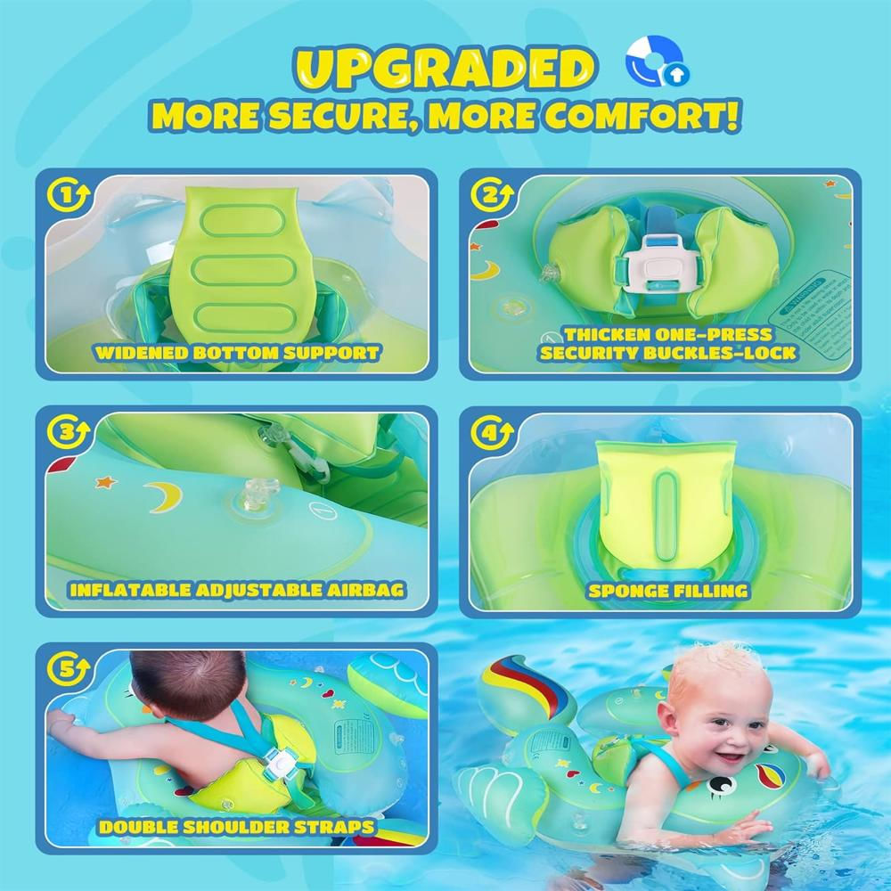Flotador Para Bebé Con Toldo Protector Solar Upf50+ Talla L (12 36 Meses) img #3