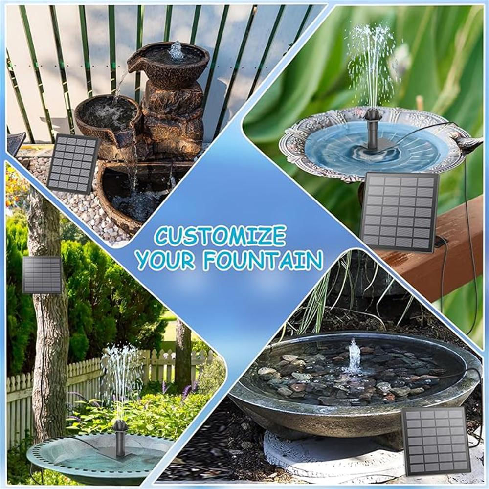 Fuente Solar Con Panel 1.8 W Bomba Solar 3M img #3