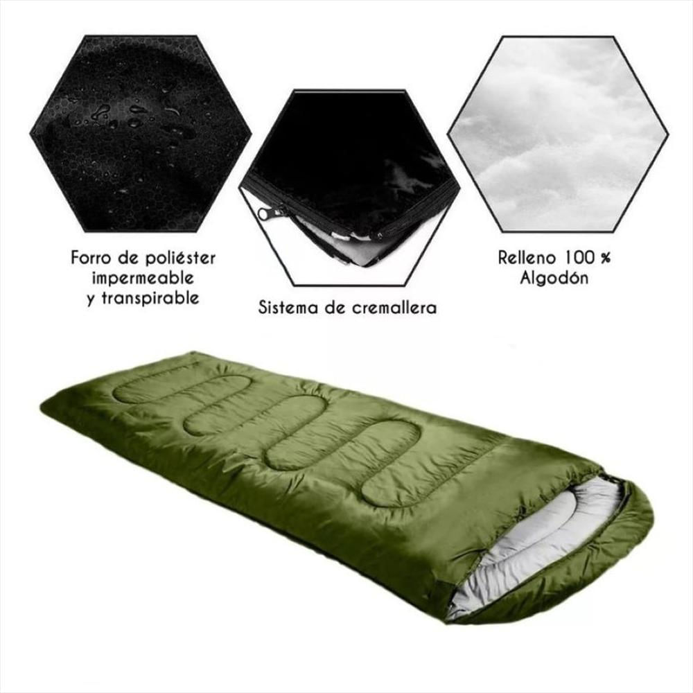 Bolsa Para Dormir Campamento Una Persona Sleeping Bag Camping img #4