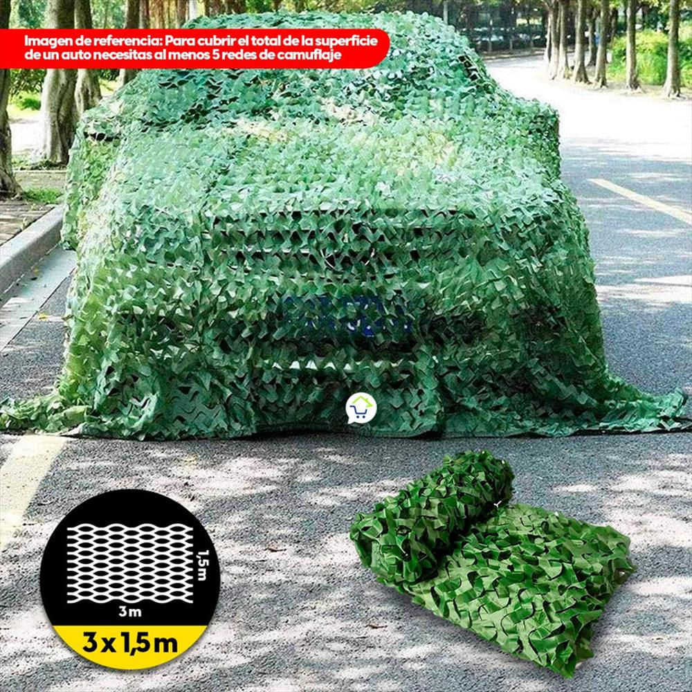 Red Ghillie De Camuflaje Militar Malla De Protección Caza Sombra Verde Militar Cenc 030Vm img #2