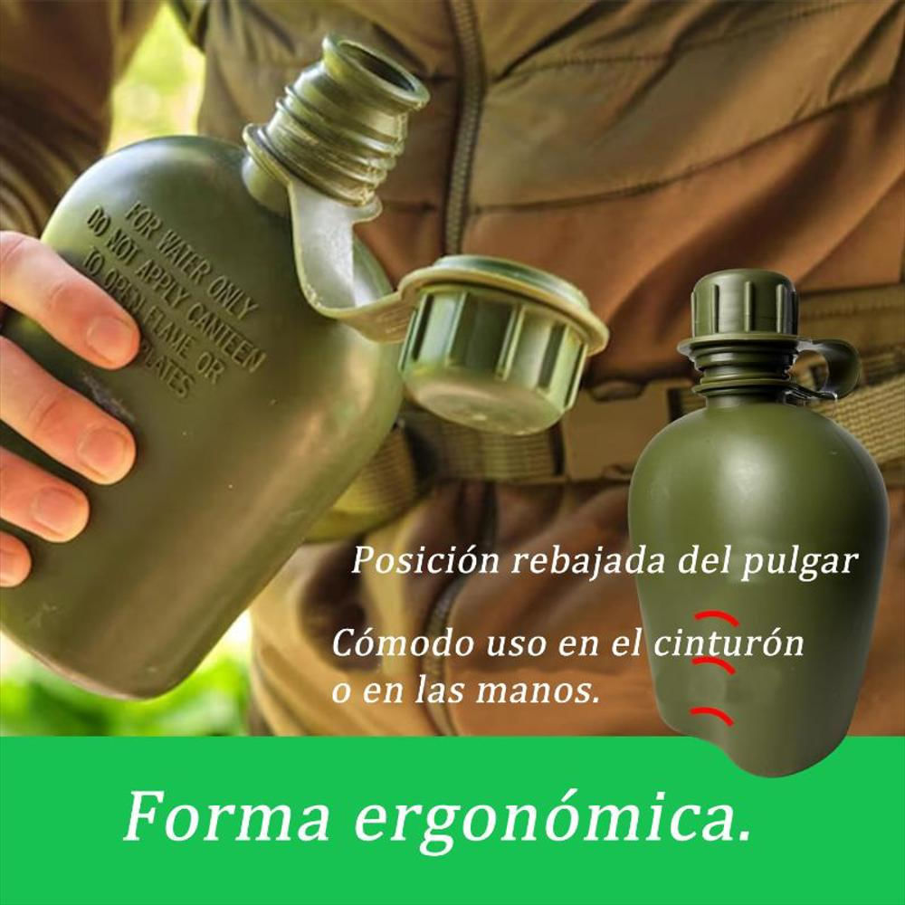Cantimplora Camping 3 En 1 / 1 Litro Militar img #5