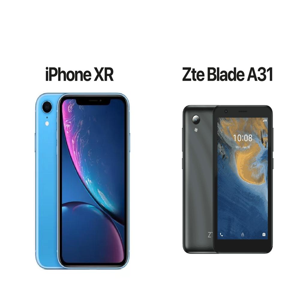 Iphone Xr 64Gb Azul + Celular Zte A31 Lite 32Gb Reacondiconado img #1