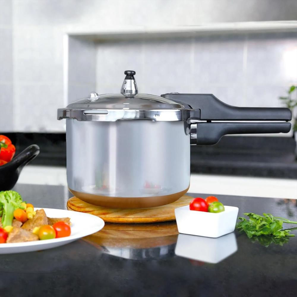 Olla A Presión Tapa En Acero Inoxidable 4.2 Litros img #4