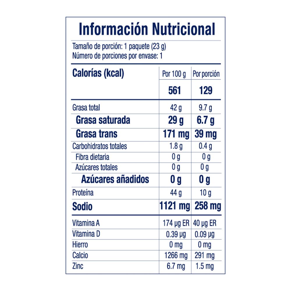 Queso Snack  ALPINA Holandés Deshidratado (23  gr) img #2