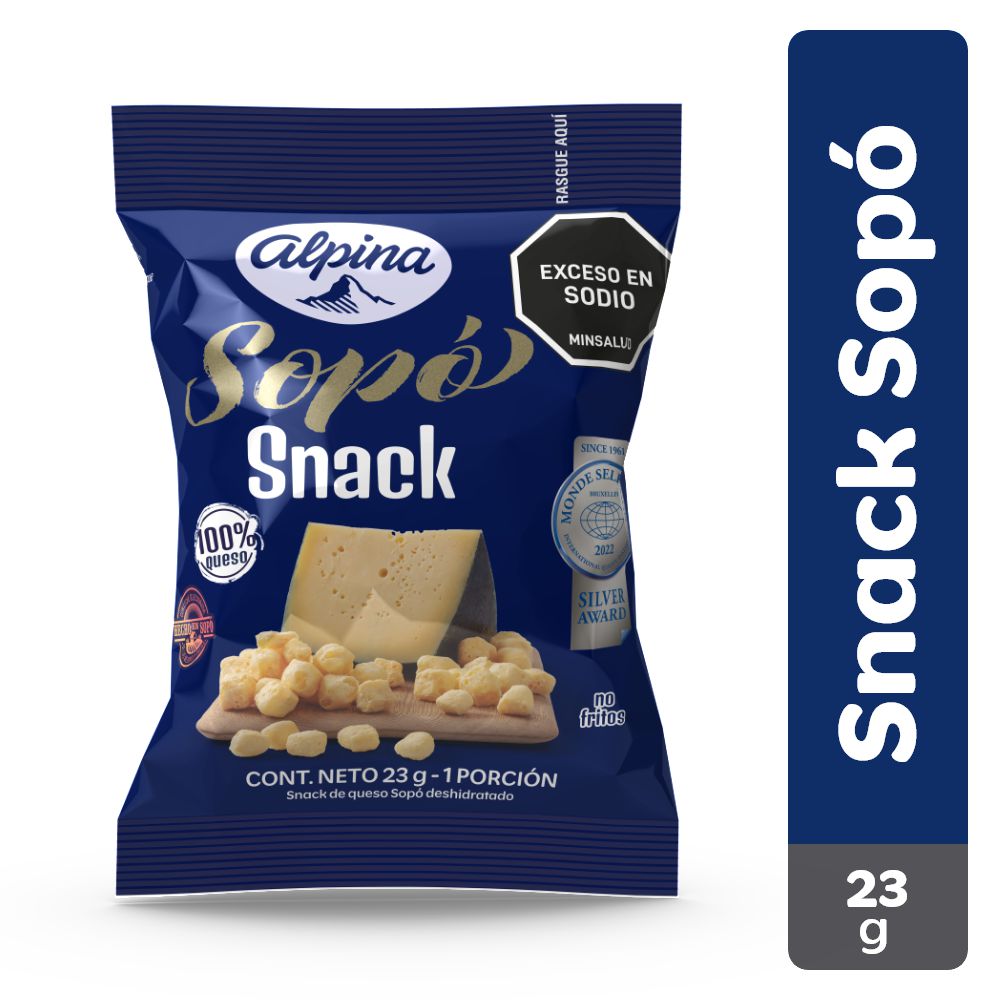Queso Snack ALPINA Sopó Deshidratado (23  gr) img #1