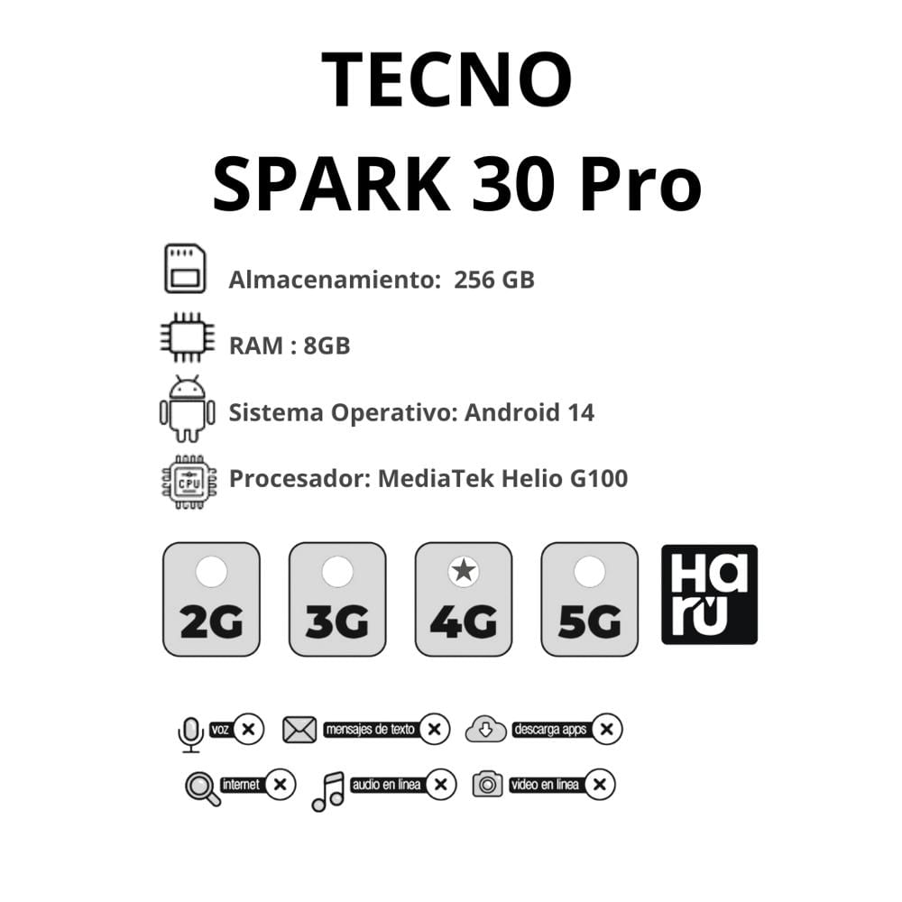Tecno Spark 30 Pro 256Gb 8Gb Ram Edición Optimus Prime img #5