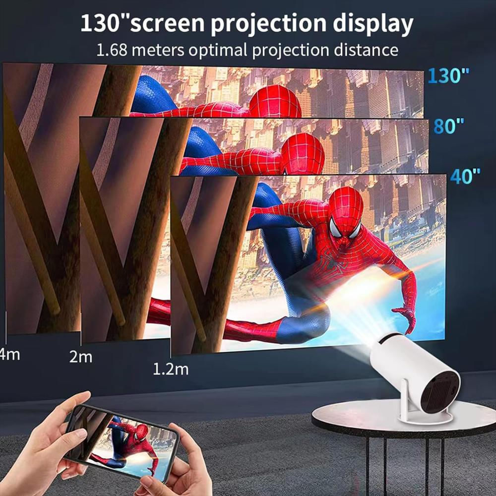 Proyector Hy300 Cilindro, Cine En Casa Con Gran Calidad img #4
