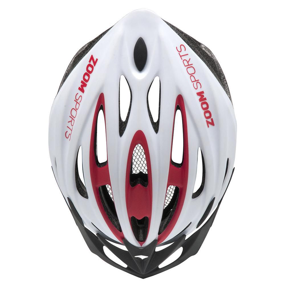 CASCO BIKE BLANCO ROJO ZOOM Z0122 img #3