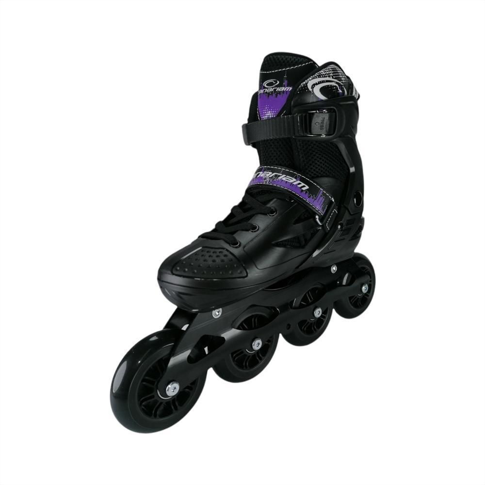 Patines Linea Semiprofesionales Ajustables Ruedas Goma Canariam Roller Team (M 34 Ajustables A 37 Morado) img #4