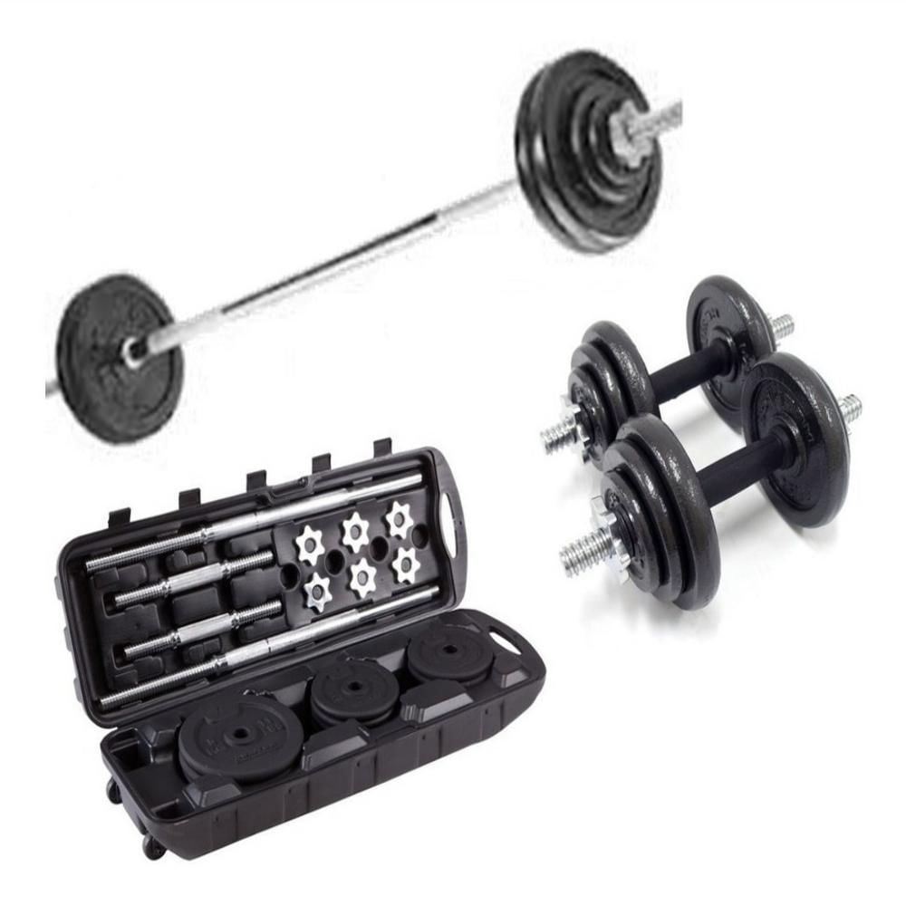 Kit Pesas 50 Kilos Gimnasio Ejercicio Tonifica img #3