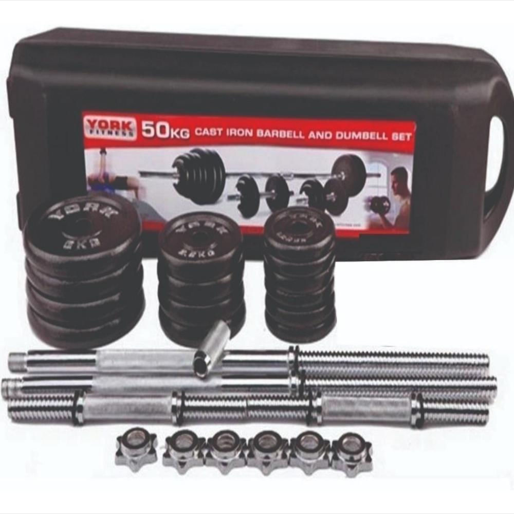 Kit Pesas 50 Kilos Gimnasio Ejercicio Tonifica img #5