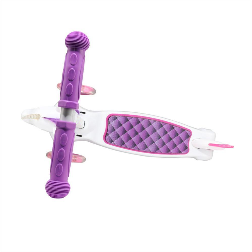 Patineta Scooter Monopatín Niños 3+ Unicornio En 3D 3 Ruedas Mayor Equilibrio img #3