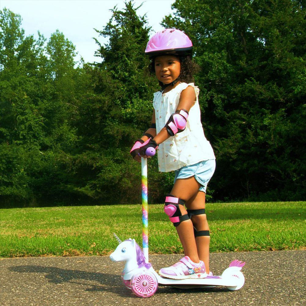 Patineta Scooter Monopatín Niños 3+ Unicornio En 3D 3 Ruedas Mayor Equilibrio img #4