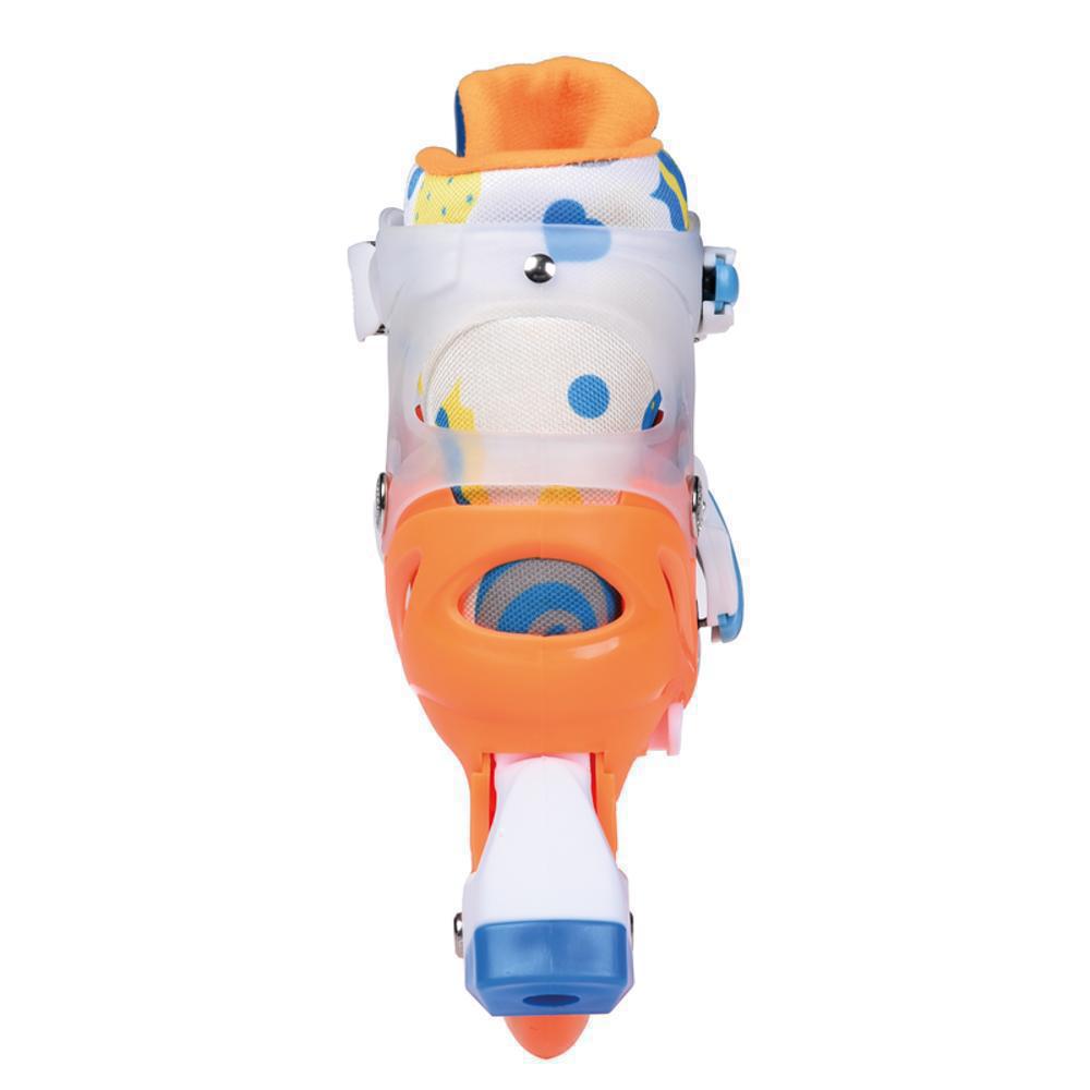 Patines Semiprofesionales En Linea Ajustables 4 Ruedas Naranja img #3
