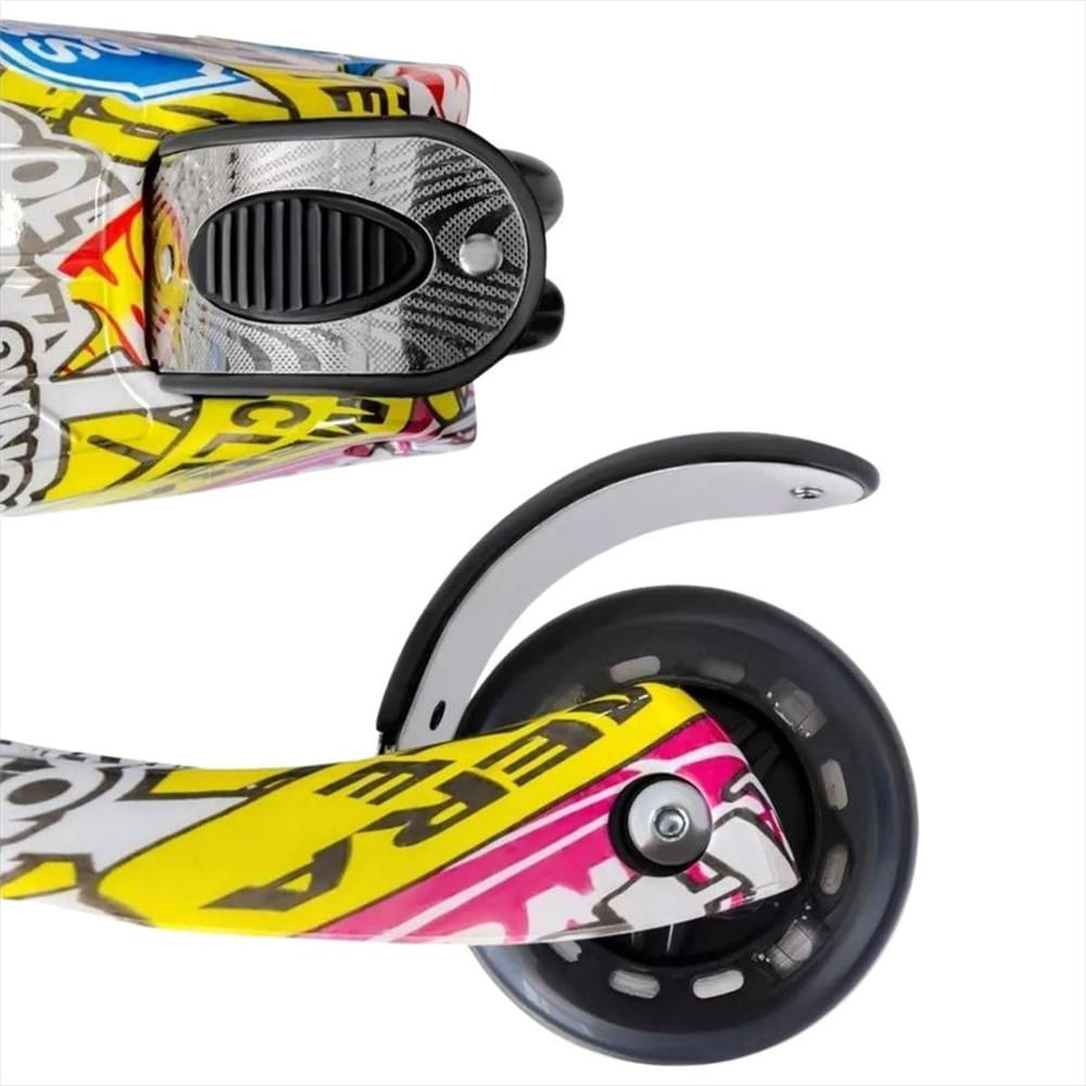 Patineta Scooter Infantil Micmax 3 Ruedas Con Luces Led Multicolor img #2