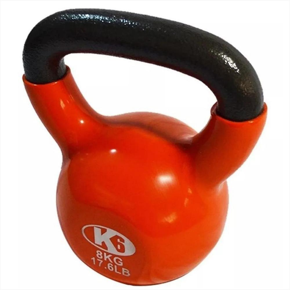 Pesa Rusa Mancuerna Encauchetada Para Gym De 8Kg 17.6Lb img #2