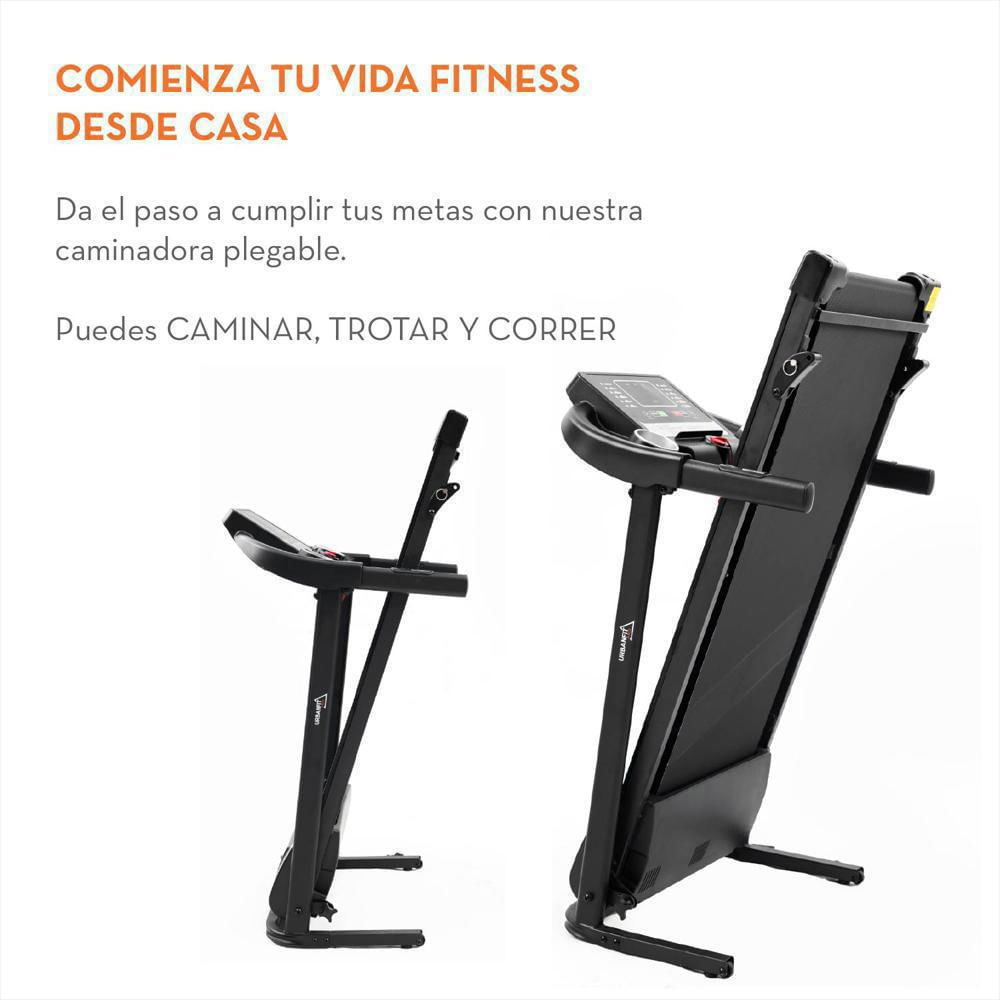 Caminadora Eléctrica 2.5 Hp Rocket Inclinación Y Bluetooth Negro img #4