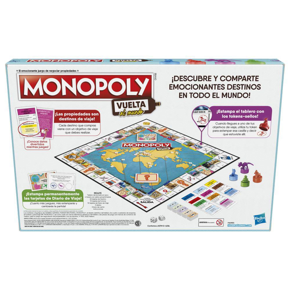 Juego De Mesa  World Tour MONOPOLY img #4