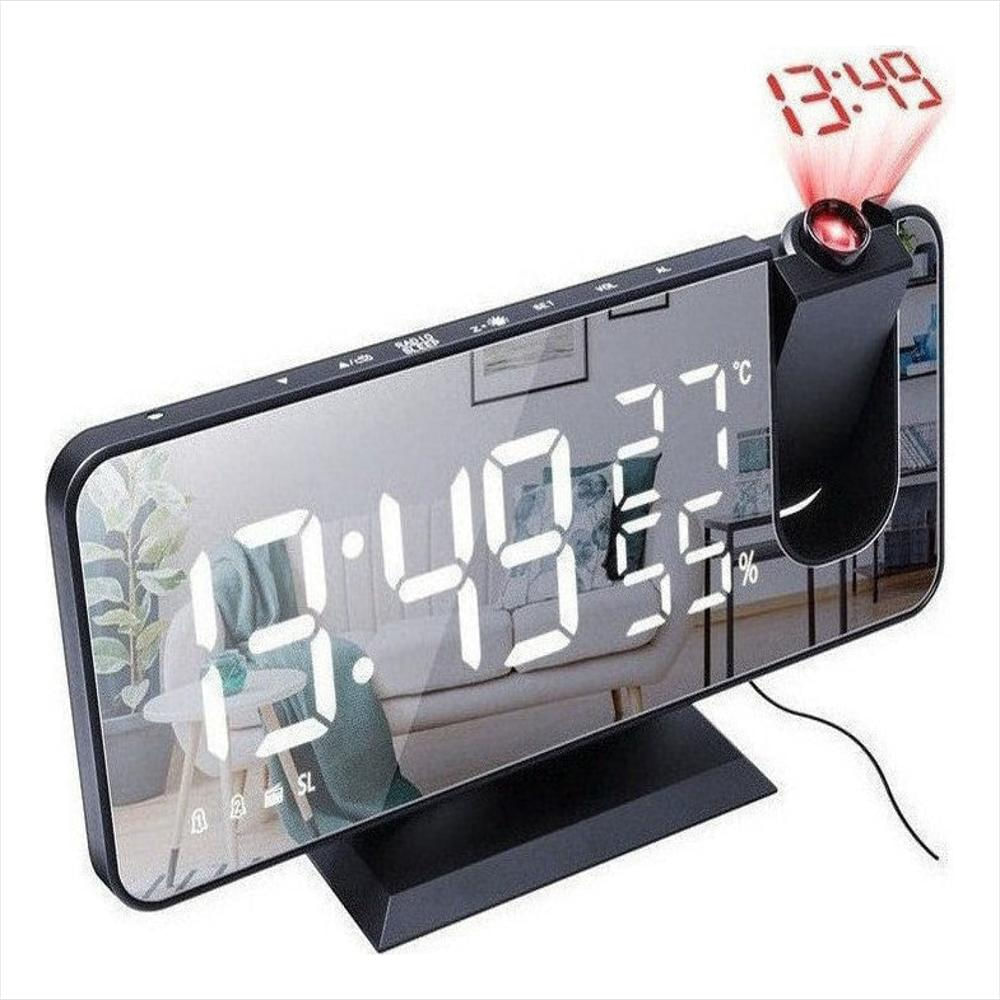 Reloj Digital Con Proyector, Hora En El Techo Con Un Solo Vistazo img #1
