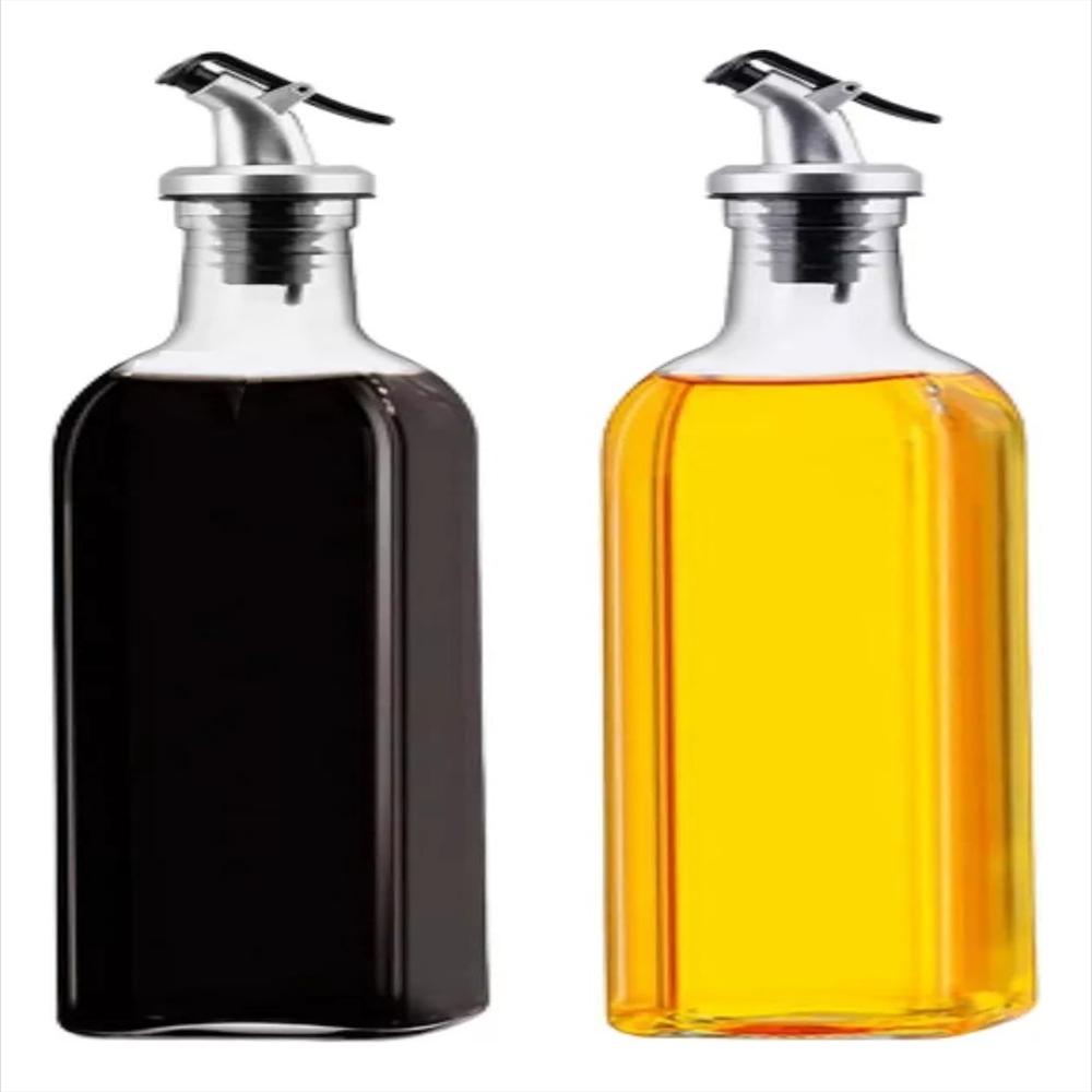 Dispensador Doble De Aceite En Vidrio, Práctico Y Elegante img #2