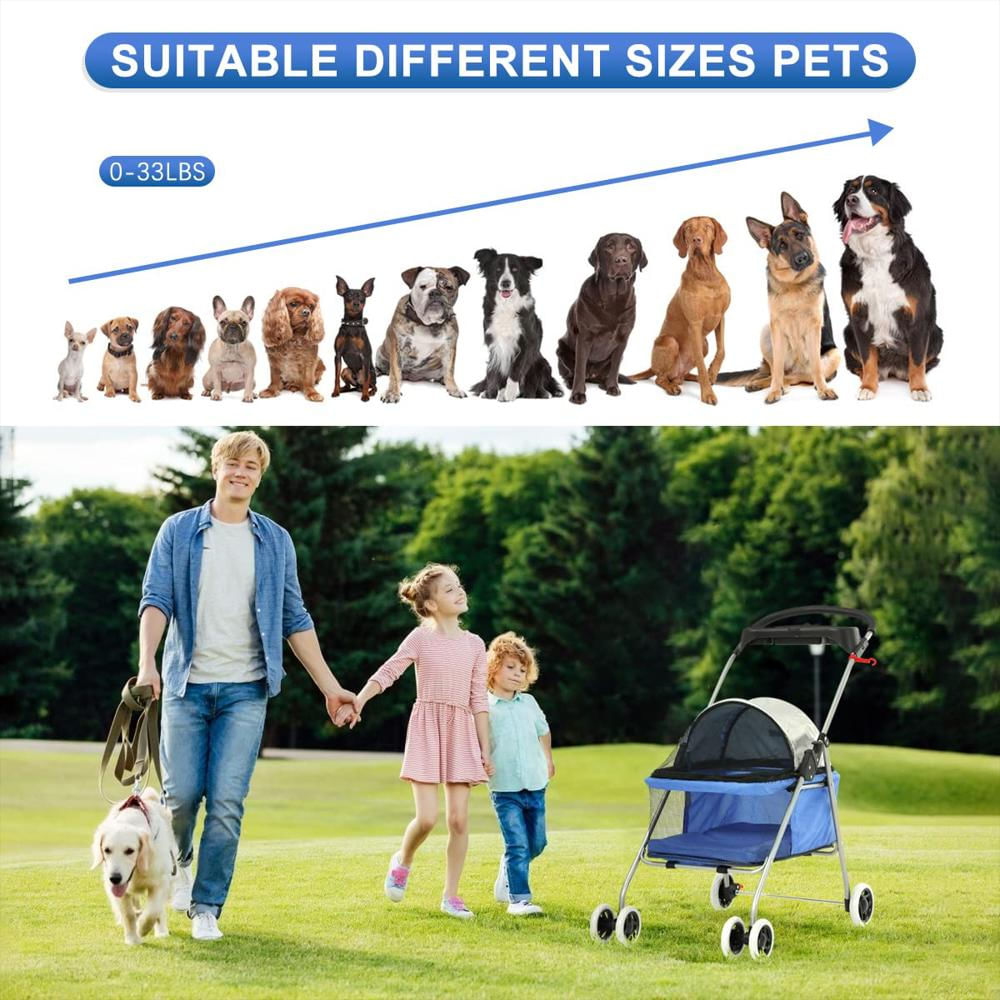 Cochecito Para Mascotas, Ligero, Impermeable Y Fácil De Transportar img #4