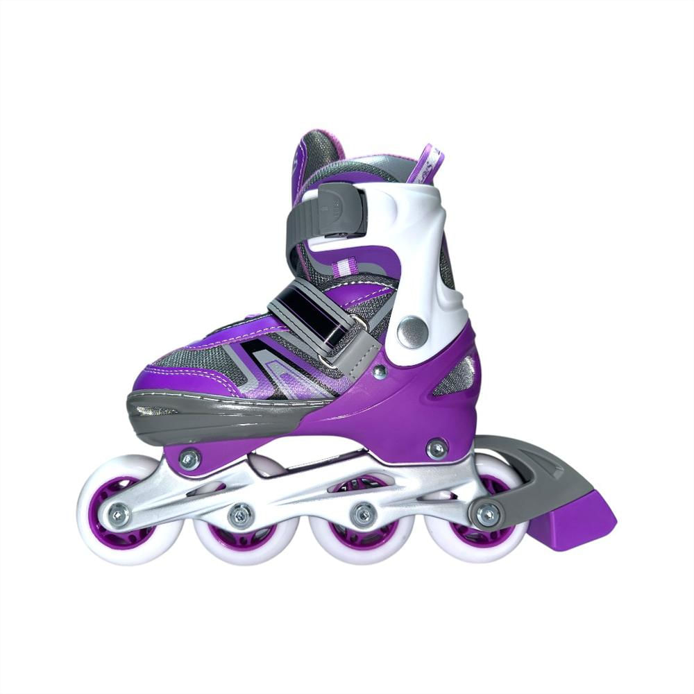 Patines En Linea Semiprofesionales Kit Blades Con Protecciones Morado S (31 Ajustables A 34) img #5