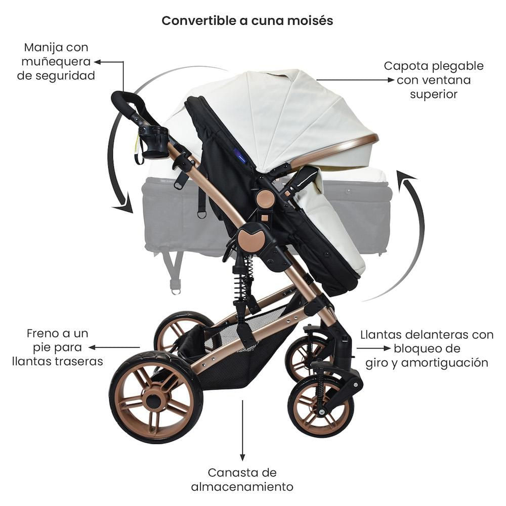 Coche Moises Bebé HAPPY BABY Gadi Cs Ng img #2