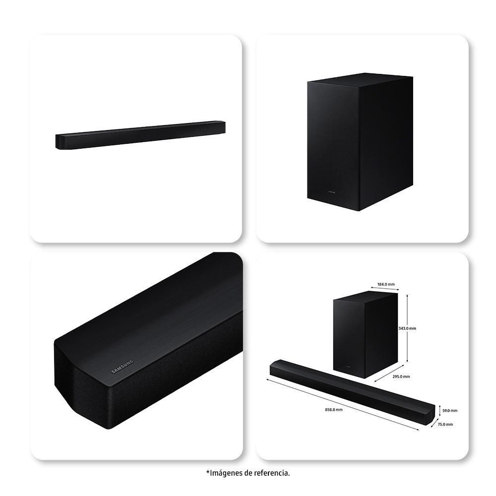 Barra de Sonido SAMSUNG HWB450ZL 300 W 2.1 Bluetooth Negra img #3