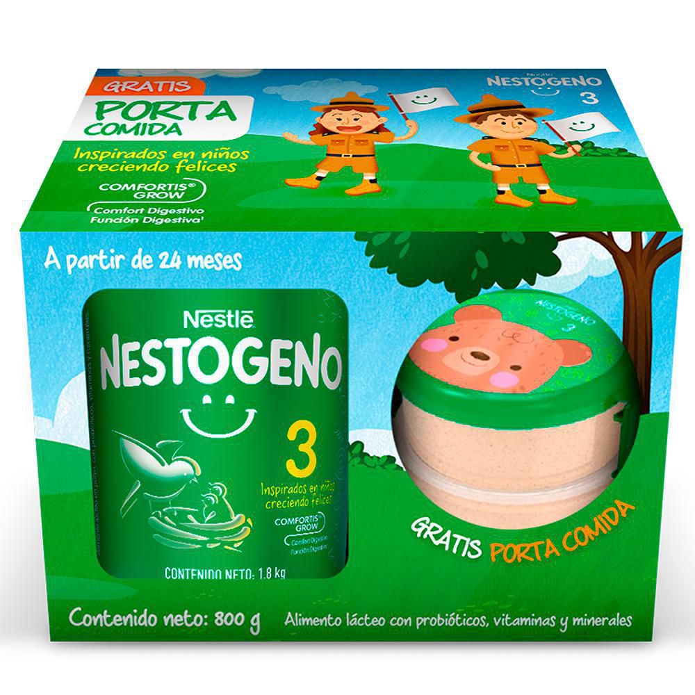 nestogeno 3 6x800g p NESTOGENO GTS PORTA COMIDA (800  gr) img #1