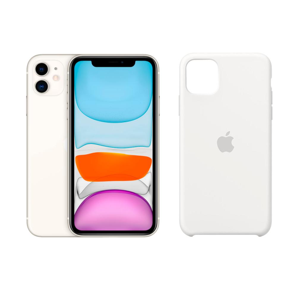 Iphone 11 128Gb Blanco + Silicone Case Blanco img #1