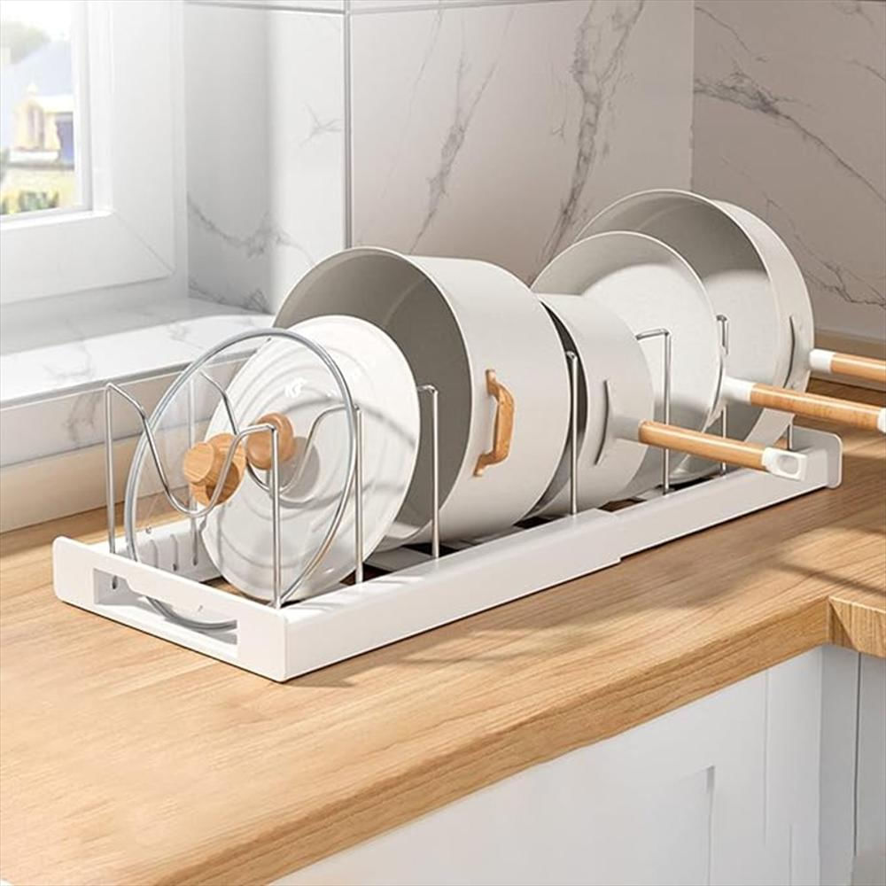 Organizador Extensible Para Tapas, Sartenes Y Platos img #2