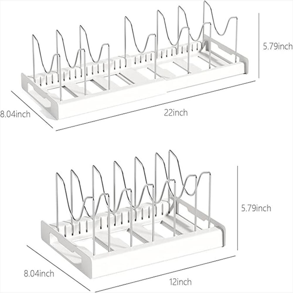 Organizador Extensible Para Tapas, Sartenes Y Platos img #4