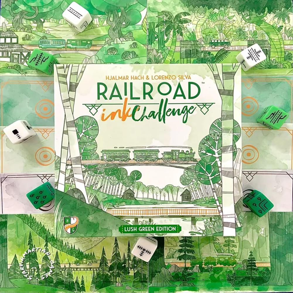 Juego De Mesa Railroad Ink Challenge Edición Verde Exuberante img #2