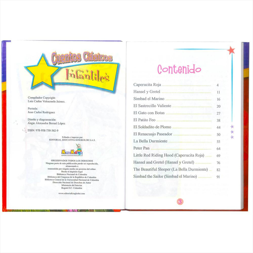Libro Cuentos Clsicos Infantiles Para Nios Pasta Dura img #3